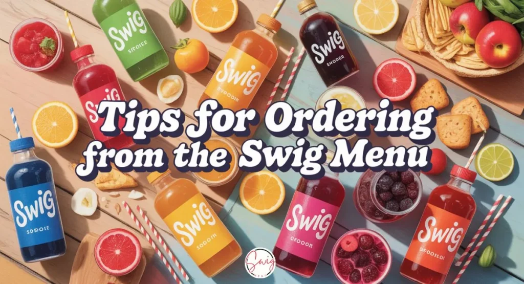 Tips for ordering from the Swig menu including best drinks secret menu and customization ideas